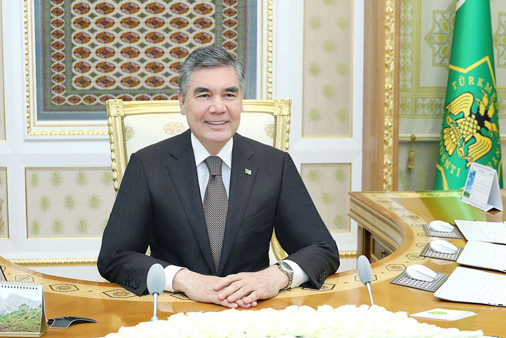 Sanly wideoaragatnaşyk arkaly Türkmenistanyň Ministrler Kabinetiniň mejlisi