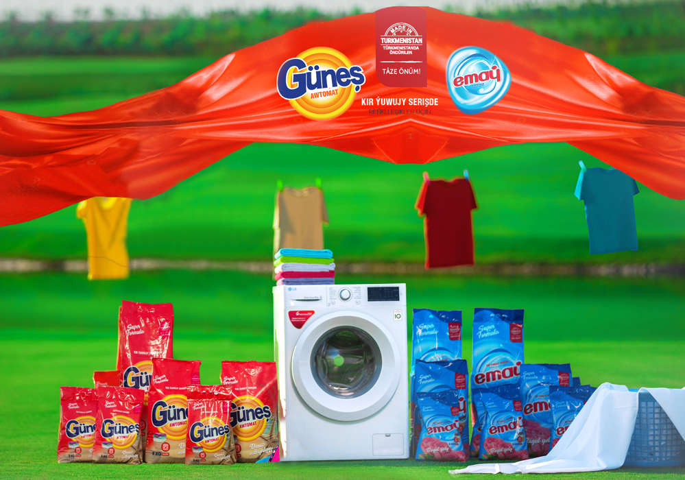 Sebitde ýuwujy serişdeleri öndürýän iň iri kärhana eksportyny artdyrýar