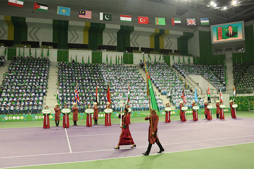 Tennis boýunça «Ashgabat Open 2024» halkara ýaryşy badalga aldy