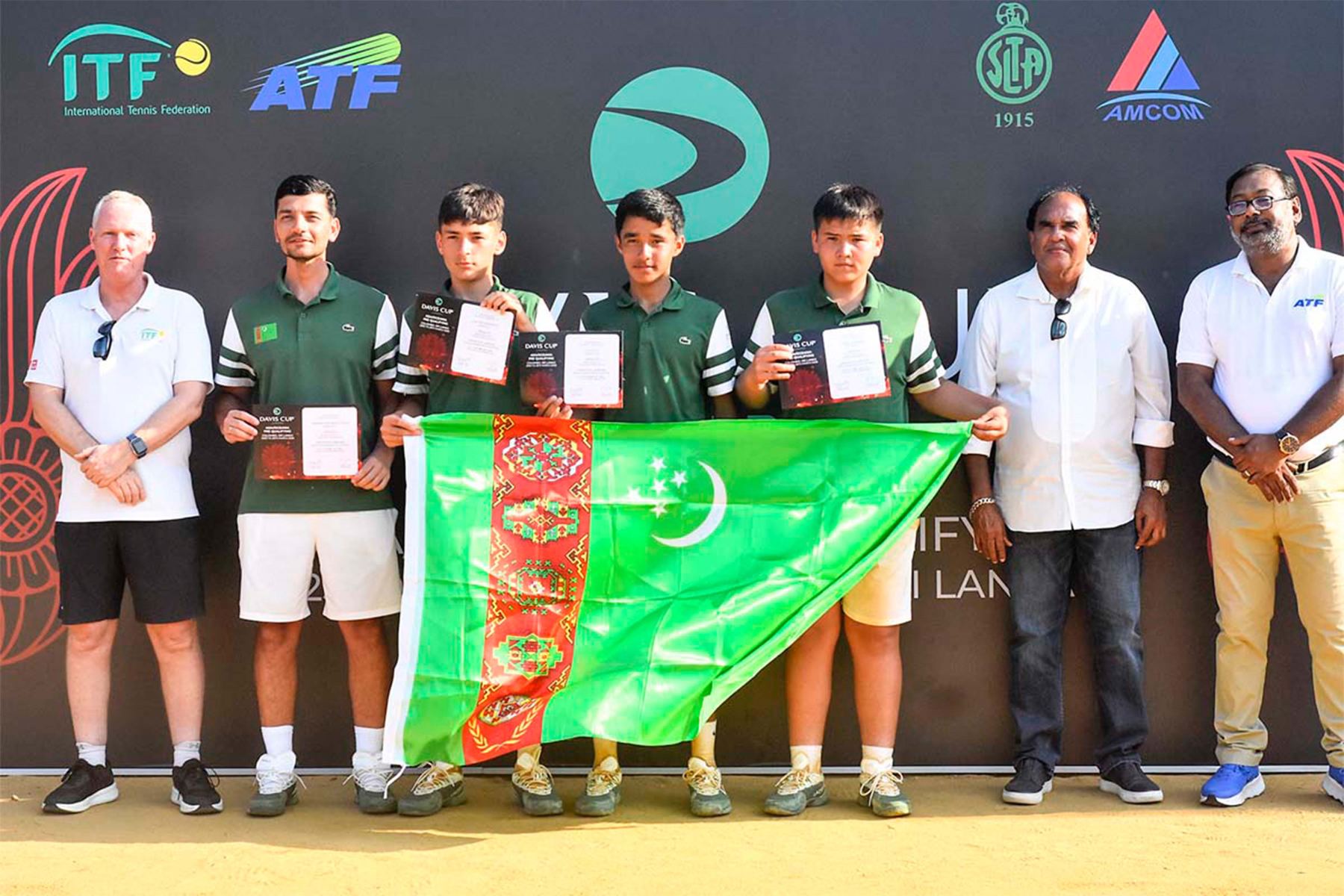 Türkmen tennisçileri Dewisiň Kubogynyň saýlama tapgyrynda iň gowy dört toparyň biri boldy