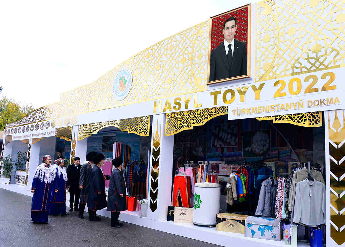 Türkmenistanda Hasyl toýy bellenildi