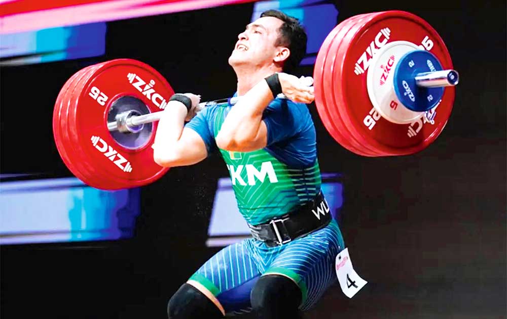 Türkmenistanly agyr atletikaçylaryň Aziýa çempionatyndaky üstünlikleri