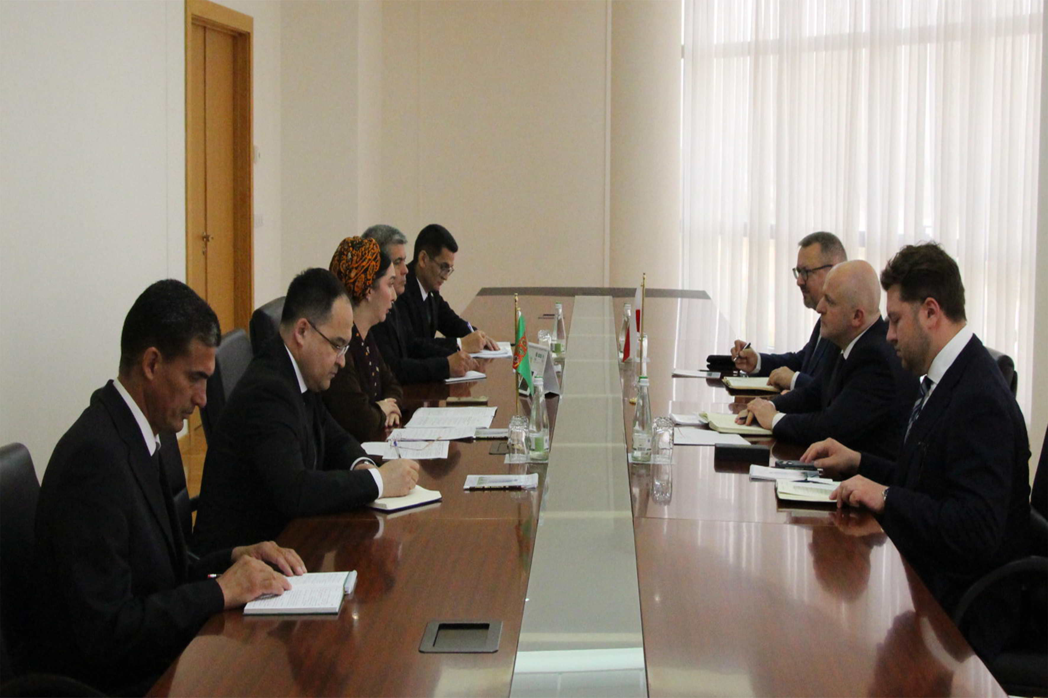 Türkmenistanyň DIM-inde Polşanyň wekiliýeti bilen duşuşyk geçirildi