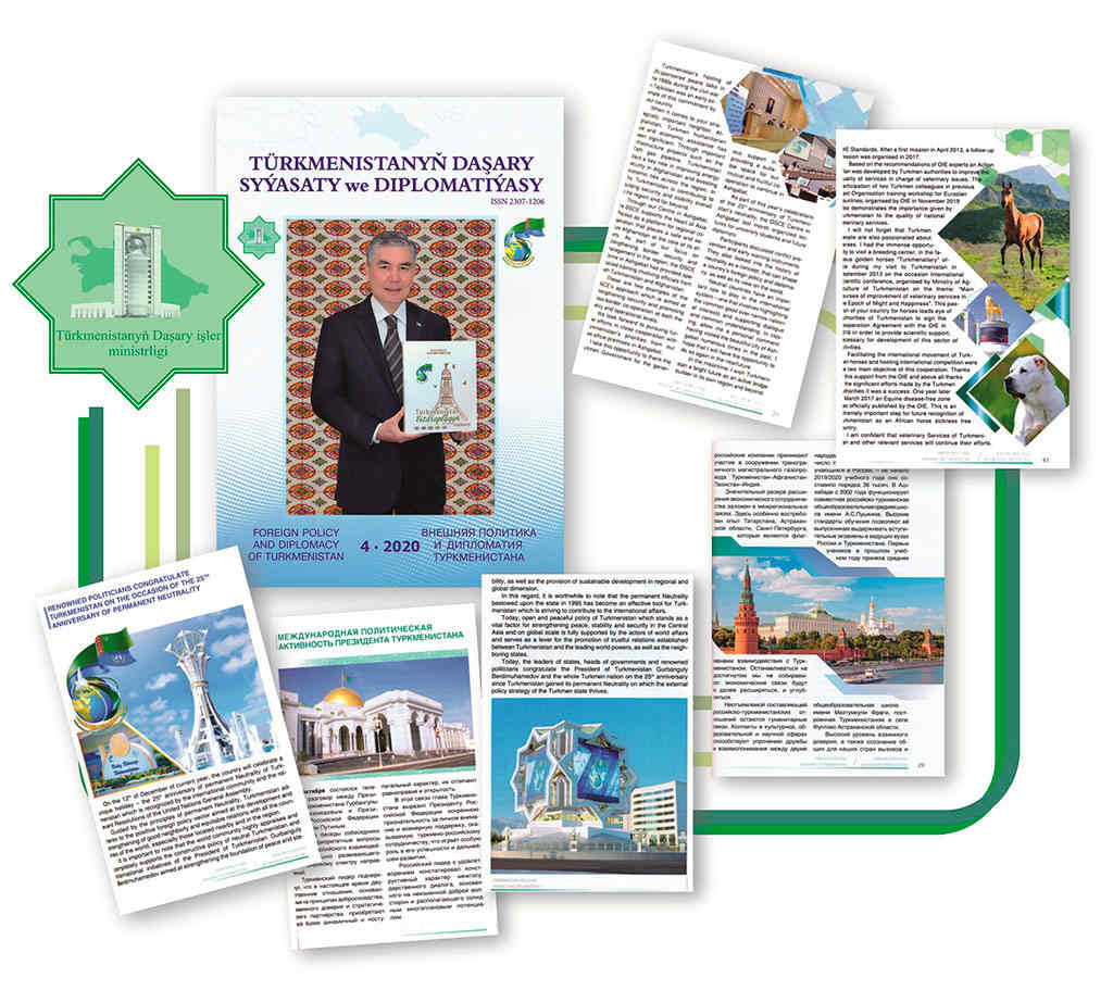 Türkmenistanyň diplomatiýasy parahatçylygyň we ählumumy bähbitleriň gullugynda