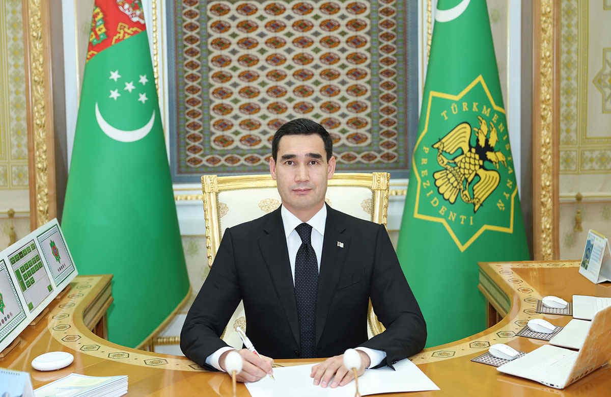 Türkmenistanyň Ministrler Kabinetiniň mejlisi