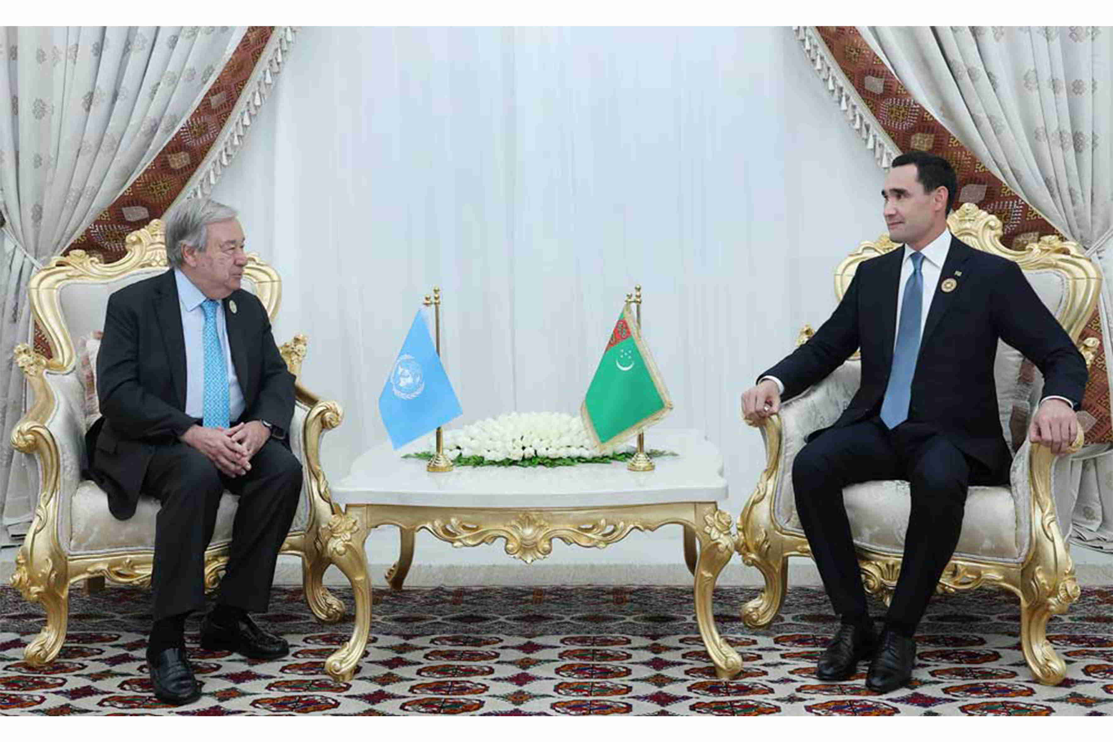 Türkmenistanyň Prezidenti Birleşen Milletler Guramasynyň Baş sekretary bilen duşuşdy