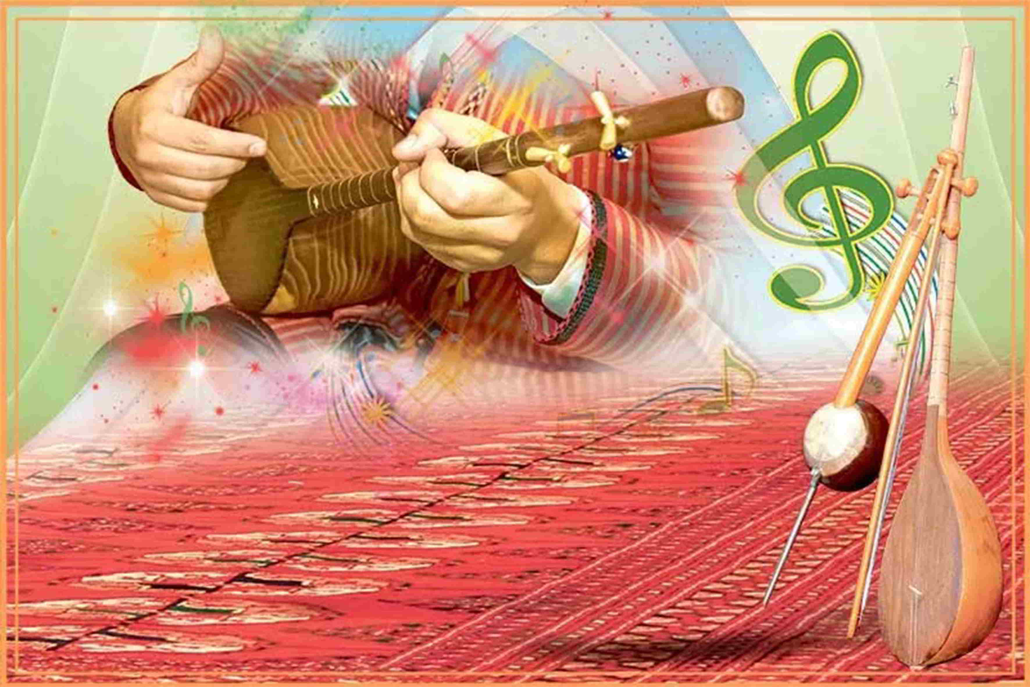 Türkmenistanyň Prezidenti «Çalsana, bagşy!» bäsleşiginiň jemleýji tapgyryna gatnaşyjylary gutlady