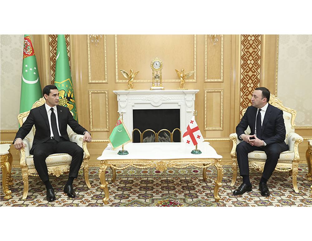 Türkmenistanyň Prezidenti Gruziýanyň Premýer-ministrini kabul etdi