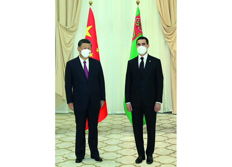 Türkmenistanyň Prezidentiniň Hytaý Halk Respublikasynyň Başlygy bilen duşuşygy