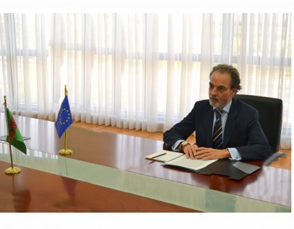 Türkmenistanyň Ýewropa Bileleşigi bilen özara hereketleriniň meseleleri ara alnyp maslahatlaşyldy