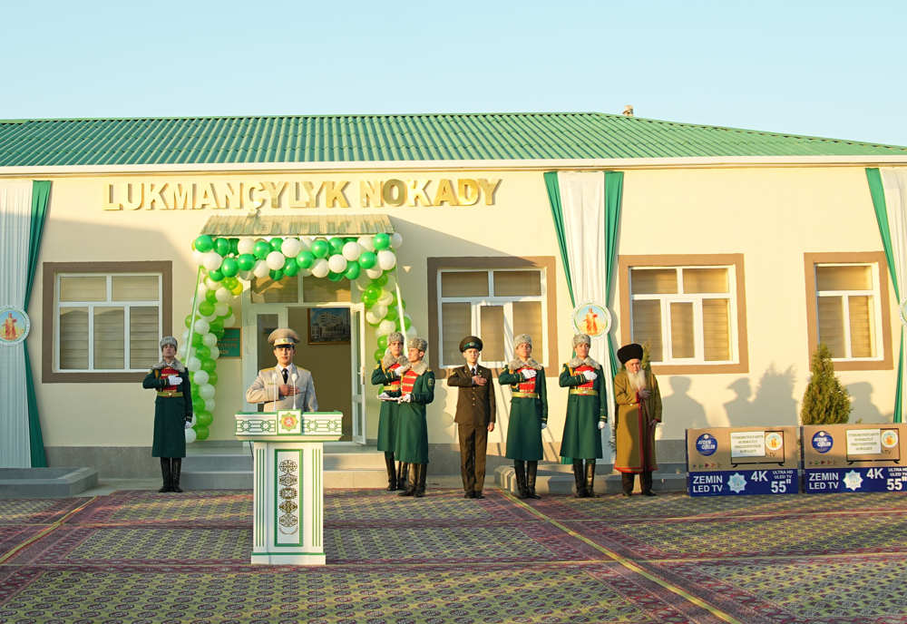 Watan goragçylarynyň güni mynasybetli täze binalar açylyp ulanylmaga berildi