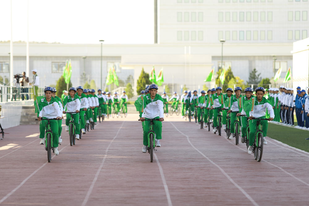 Welosipedli ýöriş – sagdynlygyň kepili