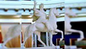 Ahalteke bedewi we alabaý – serginiň esasy beýanaty