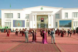 Ak bugdaý etrabyna hormatly Prezidentimiziň baýragy gowşuryldy