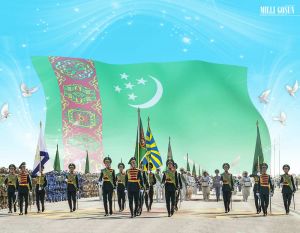 Baýramyňyz gutly bolsun, merdana Watan goragçylary!