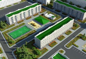 Daşoguz şäherinde gurulmagy meýilleşdirilýän ýaşaýyş toplumynyň taslamasy