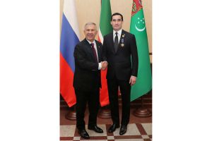 Döwlet Baştutanymyz «Duslyk» ordeni bilen sylaglanyldy