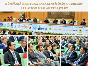 Dünýäniň nebitgaz bazarynyň ösüş ugurlary ara alnyp maslahatlaşyldy
