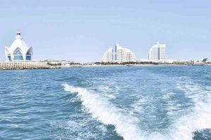 Gahryman Arkadagymyz Hazar deňzinde gämili ýüzüşi amala aşyrdy