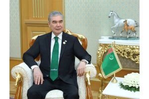 Gahryman Arkadagymyz Mongoliýanyň Prezidenti bilen duşuşdy