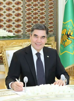 Garaşsyz, hemişelik Bitarap Türkmenistanyň edermen oba zähmetkeşlerine, hasyl ussatlaryna we ähli halkyna