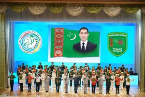 Garaşsyzlygymyzyň gazananlarynyň goragçylarynyň şanyna baýramçylyk konserti geçirildi