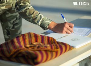 Harby kasamy kabul eden harby gullukçylar – ýurdumyzyň konstitusion gurluşynyň mizemez daýanjy