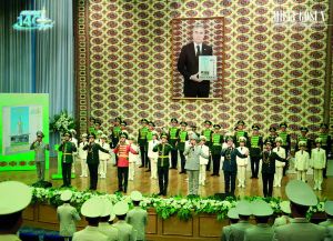 «Her gymmatly eseriňiz, zamanaň bagty, Arkadag!»