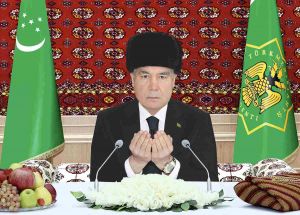 Hormatly Prezidentimiz Balkan welaýatynyň baş metjidiniň açylyşyna gatnaşdy