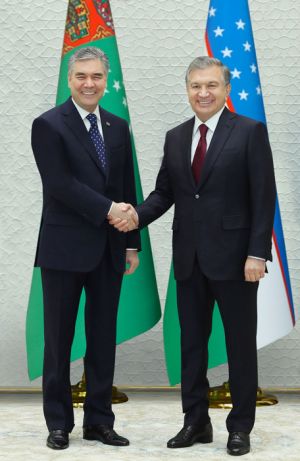 Hormatly Prezidentimiz Gurbanguly Berdimuhamedow Özbegistan Respublikasyna iş sapary bilen ugrady