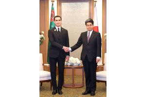 Hormatly Prezidentimiz Haýahsi Nobumitsu bilen duşuşdy