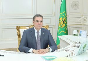 Hormatly Prezidentimiz sanly wideoaragatnaşyk arkaly iş maslahatyny geçirdi