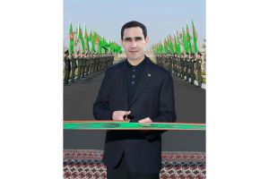 Hormatly Prezidentimiz serhet birikmesiniň täze binalar toplumynyň açylyş dabarasyna gatnaşdy