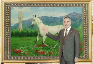 Hormatly Prezidentimiz Türkmen bedewiniň milli baýramynyň hormatyna geçirilen dabaralara gatnaşdy