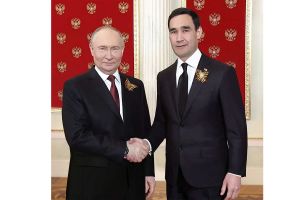 Hormatly Prezidentimiz Ýeňiş güni mynasybetli Moskwada geçirilen dabaralara gatnaşdy