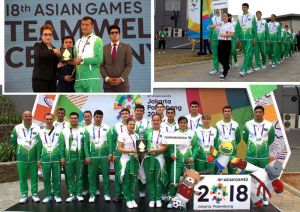 Indoneziýada geçirilýän Tomusky Aziadada Türkmenistanyň baýdagy galdyryldy