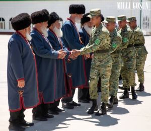 Lebap welaýatynda harby gulluga ugratmak dabaralary