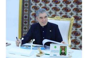 Milli Liderimiziň Arkadag şäherine iş sapary