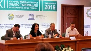 Samarkant maslahatyndaky çykyş türkmen aýdym-saz medeniýetiniň ösüşine bagyşlandy