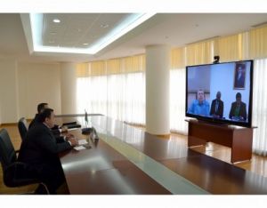 Sambo boýunça Dünýä çempionatyny geçirmek bilen bagly meseleler ara alnyp maslahatlaşyldy