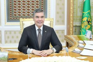 Sanly wideoaragatnaşyk arkaly Türkmenistanyň Ministrler Kabinetiniň mejlisi