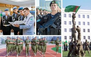 Türkmen esgerleriniň durmuşyndan bir gün