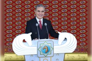 Türkmen halkynyň Milli Lideri, Türkmenistanyň Halk Maslahatynyň Başlygy Gahryman Arkadagymyzyň Türkmenistanyň Prezidentiniň Ahalteke atçylyk toplumynyň açylyş dabarasyndaky ÇYKYŞY