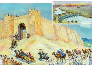 Türkmen sährasyndan barýan kerwenler