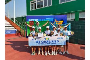 Türkmenistanly tennisçi gyzlar Merkezi Aziýa çempionatynyň final tapgyryna çykdylar