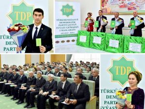 Türkmenistanyň Demokratik partiýasynyň I maslahaty geçirildi