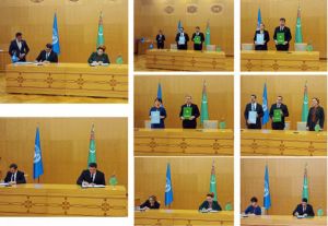 Türkmenistanyň DIM-nde BMG-niň ýöriteleşdirilen edaralary bilen resminamalaryň toplumyna gol çekildi