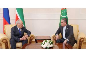 Türkmenistanyň Halk Maslahatynyň Başlygy Mintimer Şaýmiýew bilen duşuşdy