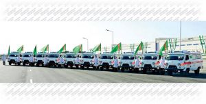 Türkmenistanyň Prezidenti Ahal welaýatynyň hassahanalarynyň çagalar bölümleri üçin niýetlenen «Tiz kömek» awtoulaglaryny gowşurdy