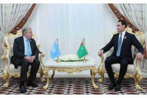 Türkmenistanyň Prezidenti Birleşen Milletler Guramasynyň Baş sekretary bilen duşuşdy